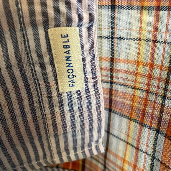 FACONNABLE men shirt new without tags, size large - Picture 4 of 16